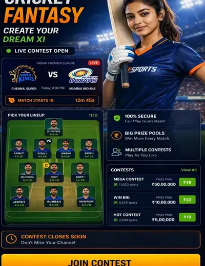 Vipgo1 (vip go 1) fantasy cricket & matchday visual 3